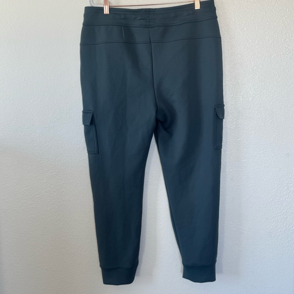 32 Degrees Heat Pants Blue Fleece Cargo Jogger Blue Green Scuba L - Picture 4 of 11